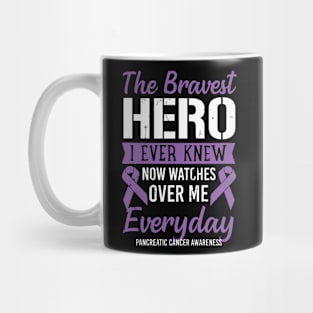 The Bravest Hero Pancreatic Cancer Awareness Mug